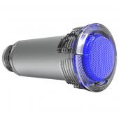Aquaquip EVO LV Concrete LED Compact Blue Pool Light w. Niche Kit, 20m Cable + White Render Ring