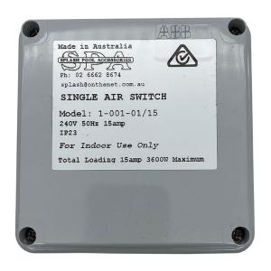 Single 15 amps Air Switch & Outlet - AS01H