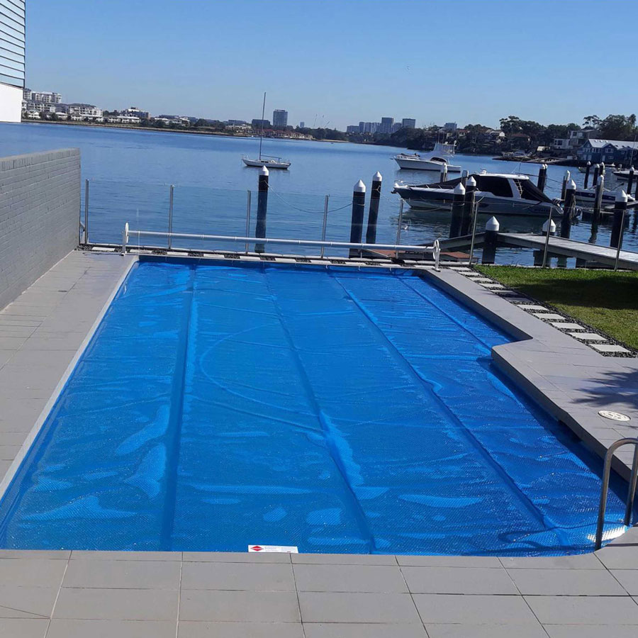 Installed Solar Pool Cover