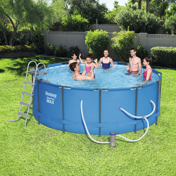 Bestway 366m X 122m Steel Pro Max Frame Pool With 530gal Cartridge