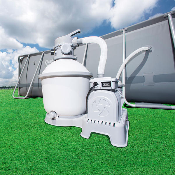 Bestway 1000gal (3,785L) Flowclear Sand Filter Pump for Above Ground