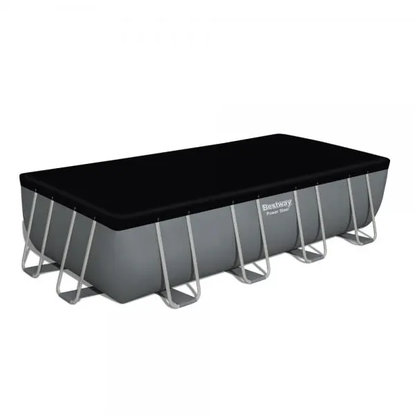 Bestway 5.49m x 2.74m x 1.22m Power Steel Frame Pool with 1500gal Cartridge Filter Pump - 56467