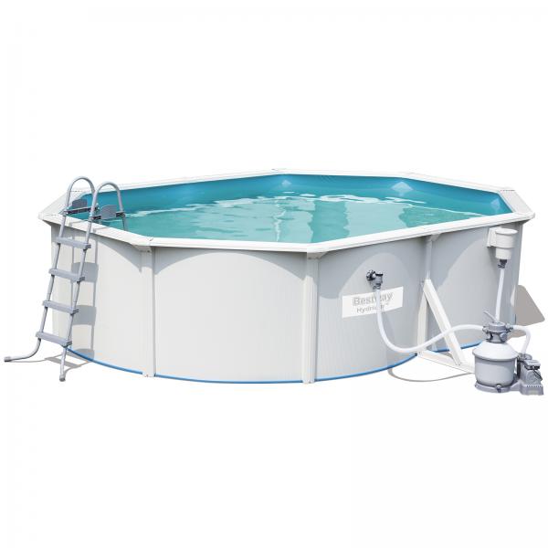 Bestway 5m x 3.6m x 1.2m Hydrium™ Oval Steel Wall Pool with 1000gal