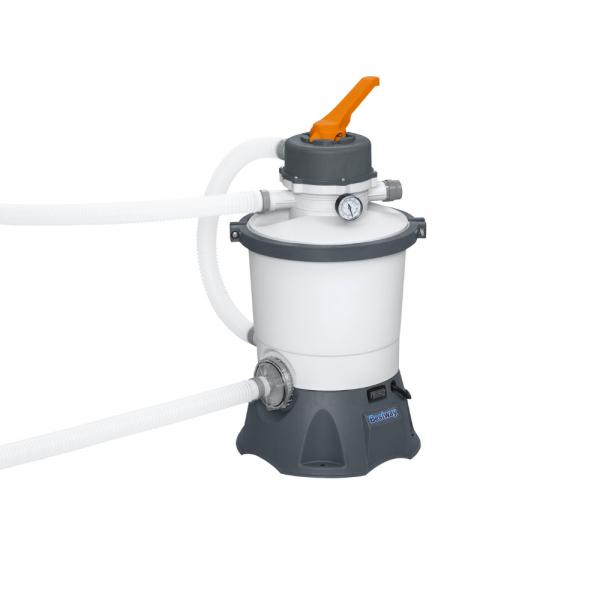 Bestway 5m x 3.6m x 1.2m Hydrium Oval Steel Wall Pool with 800gal Sand Filter Pump - 56587