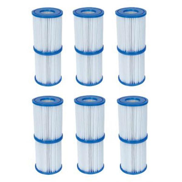 6x Twin Sets of 58094 - Bestway Cartridge Filter Element Type II - Generic