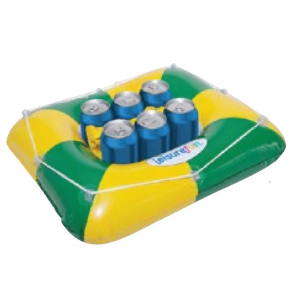 Leisurefun Floating Cooler Green and Gold Shop Now
