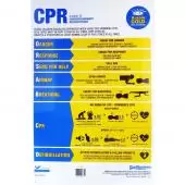 2 x CPR Sign / Resuscitation Chart/ Twin pack