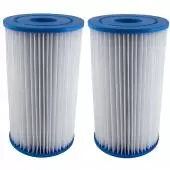 2 x Intex Type B / Krystal Clear Cartridge Filter Element