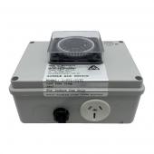 Single 15 amps Air Switch & Outlet w. Time Clock - AS01HT