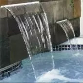 Astral Pool 2400mm Silkflow Waterfall - Bottom Entry w. 6\" Lip