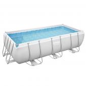 Bestway 4.04m x 2.01m x 1m Power Steel Frame Pool with 800gal Sand Filter Pump - 56660 + FREE SOLAR POOL COVER NO.2