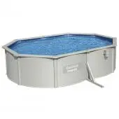 Bestway 5m x 3.6m x 1.2m Hydrium Oval Steel Wall Pool with 800gal Sand Filter Pump - 56587