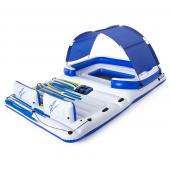 Bestway Inflatable Island Raft - Tropical Breeze - with Removable Drink Cooler & Sunshade - 43105
