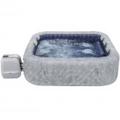 Bestway Lay-Z-Spa - San Francisco Smart Luxe HydroJet Pro 7 Grey Marble - 2.30m x 71cm for 5-7 people - 6001Q