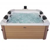 MSpa Oslo Hydrojet Amber - 1.6m x 1.6m x 65cm - 6 Person Portable Frame Spa