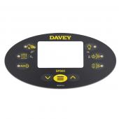 Overlay / Decal For Davey Spa-Quip / SpaPower SP800 Touchpad - Oval