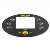 Overlay / Decal For Davey Spa-Quip / SpaPower SP800 Touchpad - Oval