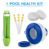 Pool Health Kit for Above Ground Pools / 1KG Chlorine Tablets