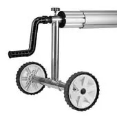 PoolCraft T Frame Pool Cover Roller - Handle Strings and Eyelets 3m to 5.7m Long Tube