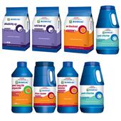 Professional Chemical Pack for Small Pools (Buffer / Calcium / Stabiliser / Chlorine / Phosphate Remover / Clarifier / Algaecide/  Filter Cleaner)