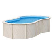 Stern\'s Pools - Whitsunday - 4.8m Wide - Double Keyhole - Above Ground Pool
