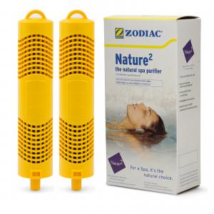 2 x Zodiac Nature 2 Spa Stick + 2Kg Zodiac Spa Chlorine - Spa Lithium Substitute