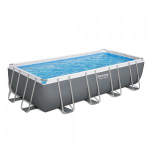 Bestway 5.49m x 2.74m x 1.22m Power Steel Frame Pool with 1500gal Sand Filter Pump - 56468
