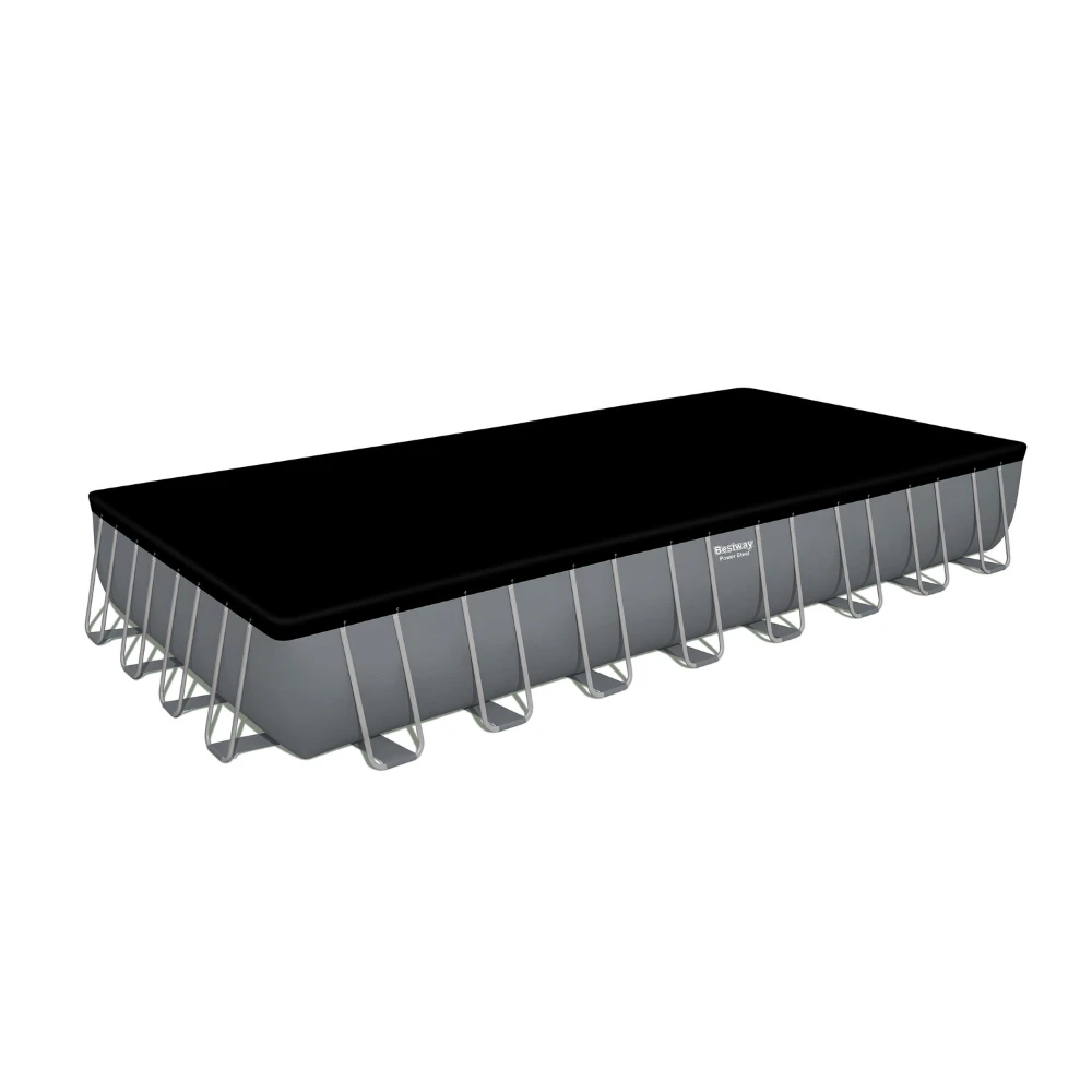 Bestway 9.56m x 4.88m x 1.32m Power Steel Frame Pool with 2200gal Sand Filter - 56625