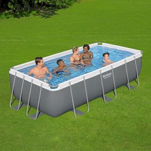 Bestway 4.04m x 2.01m x 1m Power Steel Frame Pool with 800gal Sand Filter Pump - 56660 Bestway 4.04m x 2.01m x 1m Power Steel Frame Pool with 800gal Sand Filter Pump - 56660