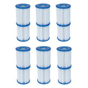 6x Twin Sets of 58094 - Bestway Cartridge Filter Element Type II - Generic