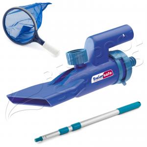 venturi vacuum pump underwater scoop pond telescopic pole 2m supa vac telepole fountain cleaner spa pool