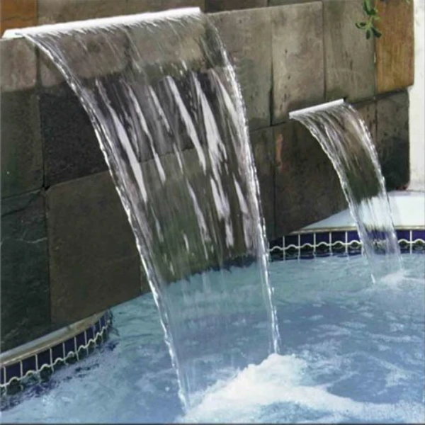 Astral Pool 900mm Silkflow Waterfall - Back Entry w. 1" Lip