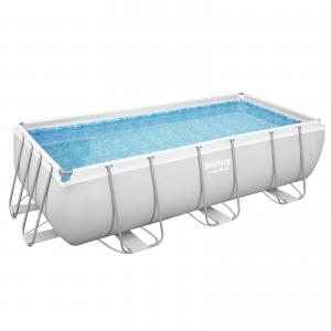 Bestway 4.04m x 2.01m x 1m Power Steel™ Frame Pool with 800gal Sand Filter Pump - 56660 + FREE SOLAR POOL COVER NO.2