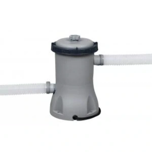 Bestway 4.12 x 2.01 x 1.22m Power Steel Frame Pool with 530gal Cartridge Filter Pump - 56458