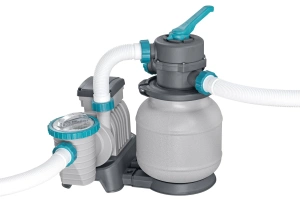 Bestway 4.6m x 1.2m Hydrium Round Steel Wall Pool with 1500gal Sand Filter Pump - 561RJ