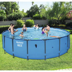 Bestway 5.49m x 1.22m Steel Pro MAX Frame Pool with 1500gal Cartridge Filter Pump - 56463