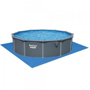 Bestway 5.49m x 1.32m Hydrium Round Steel Wall Pool with 1600gal Sand Filter Pump - 561RM