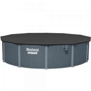 Bestway 5.49m x 1.32m Hydrium Round Steel Wall Pool with 1600gal Sand Filter Pump - 561RM