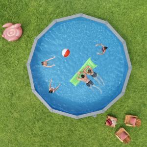 Bestway 5.49m x 1.32m Hydrium Round Steel Wall Pool with 1600gal Sand Filter Pump - 561RM