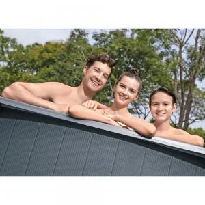Bestway 5.49m x 1.32m Hydrium Round Steel Wall Pool with 1600gal Sand Filter Pump - 561RM