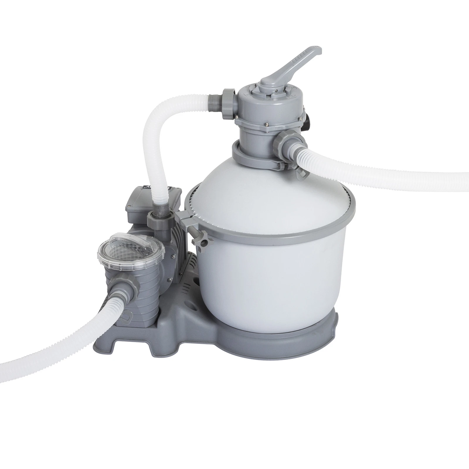 Bestway 6.1m x 3.6m x 1.2m Hydrium Oval Steel Wall Pool with 1600gal Sand Filter Pump - 56370