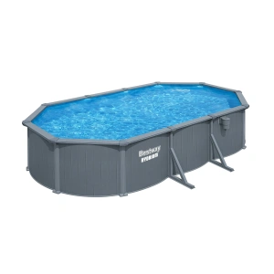 Bestway 6.1m x 3.6m x 1.2m Hydrium Oval Steel Wall Pool with 1600gal Sand Filter Pump - 561ZE