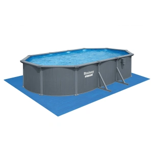 Bestway 6.1m x 3.6m x 1.2m Hydrium Oval Steel Wall Pool with 1600gal Sand Filter Pump - 561ZE