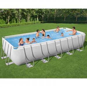 Bestway 6.4m x 2.74m x 1.32m Power Steel™ Frame Pool with 1500gal Sand Filter Pump - 5612A + FREE SOLAR POOL COVER NO.1