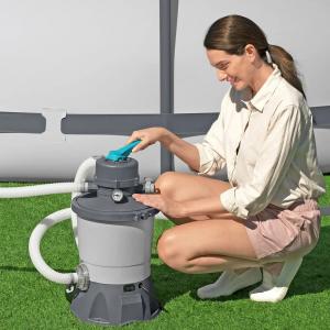 Bestway 800gal (3028L) Flowclear Sand Filter Pump for Above Ground Swimming Pool - 58515