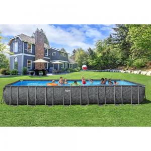 Bestway 9.56m x 4.88m x 1.32m - APX365 - Rectangular Pool with 2200gal Sand Filter Pump - 561KK