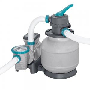 Bestway 9.56m x 4.88m x 1.32m - APX365 - Rectangular Pool with 2200gal Sand Filter Pump - 561KK