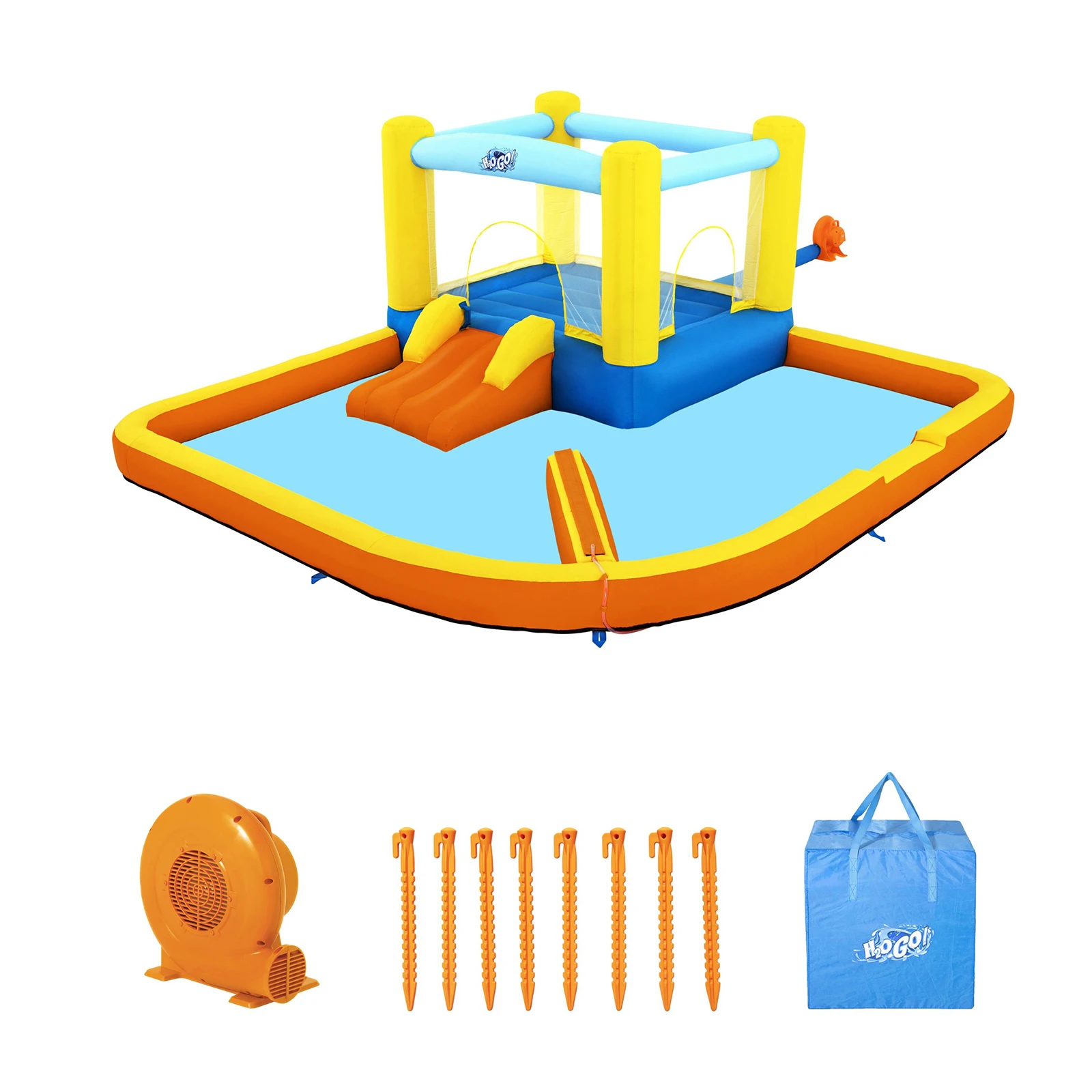 Bestway H2OGO! Beach Bounce Water Park - 3.65m x 3.40m x 1.52m - 53381