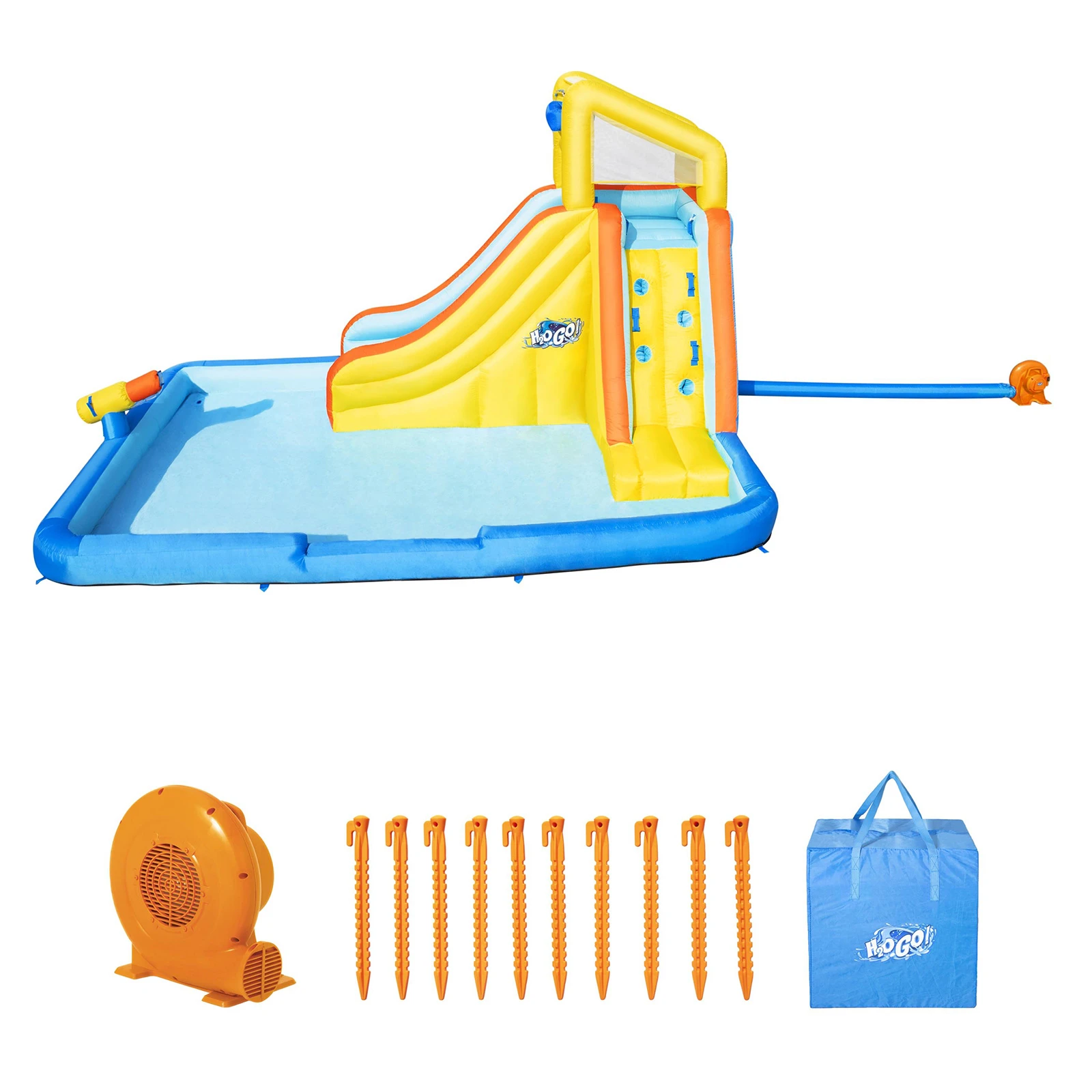 Bestway H2OGO! Beachfront Bonanza Mega Water Park - 4.48m x 3.11m x 2.66m - 53349