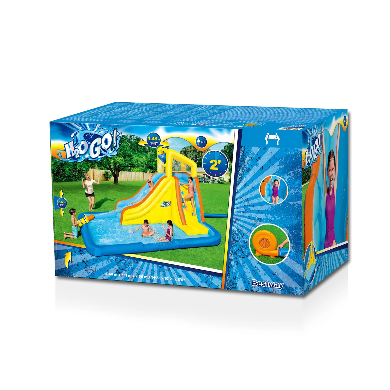 Bestway H2OGO! Beachfront Bonanza Mega Water Park - 4.48m x 3.11m x 2.66m - 53349
